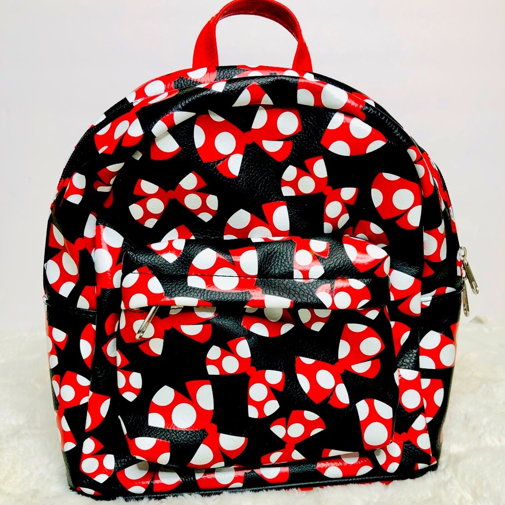 Disney Parks Minnie Mouse BOWS Backpack Bag